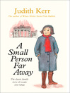Cover image for A Small Person Far Away